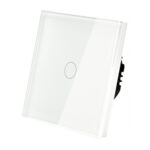 wyłącznik dotykowy biały szklany