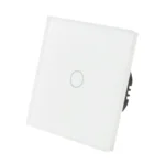 wyłącznik dotykowy szklany biały matowy